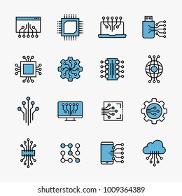 Electronic icon in trendy flat style isolated on background. 
Symbol for your web site design, logo, app, UI. Vector illustration, EPS