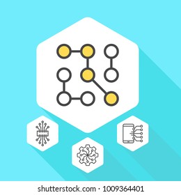 Electronic icon in trendy flat style isolated on background. 
Symbol for your web site design, logo, app, UI. Vector illustration, EPS