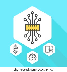 Electronic icon in trendy flat style isolated on background. 
Symbol for your web site design, logo, app, UI. Vector illustration, EPS