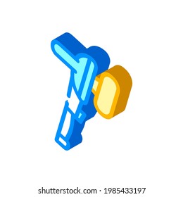 electronic instrument for car polishing isometric icon vector. electronic instrument for car polishing sign. isolated symbol illustration