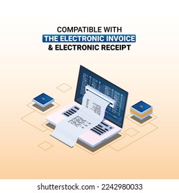 Electronic Invoice Social Media Post