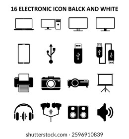 ELECTRONIC IXON BLACK AND WHITE