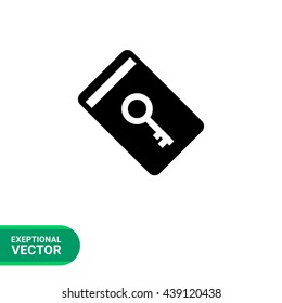 Electronic keycard icon