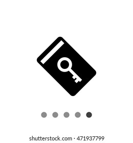 Electronic keycard icon