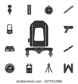electronic level icon. Simple element illustration. electronic level symbol design from Measuring collection set. Can be used in web and mobile on white background