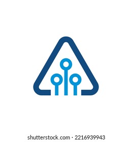 Electronic Logo can be use for icon, sign, logo and etc