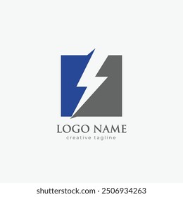 Elektronisches Logo, Strom, elektrischer Bolzen, Blitzlicht, Blitz, leistungsstark, Spannung, Blitz voll editierbar Vektor Logo Vorlage