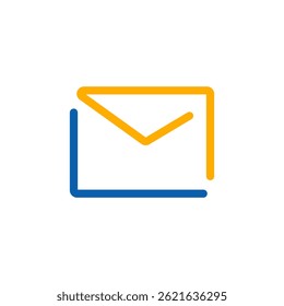 electronic mail letter vector logo design