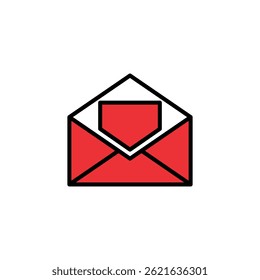 electronic mail letter vector logo design