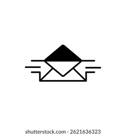 carta de correio eletrônico vetor design de logotipo