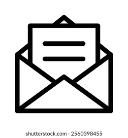 Electronic mail vector icon design, communication vector