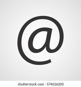 Electronic Mailing  sign vector icon