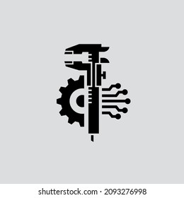 Electronic Mechanical Engineering Vector Icon