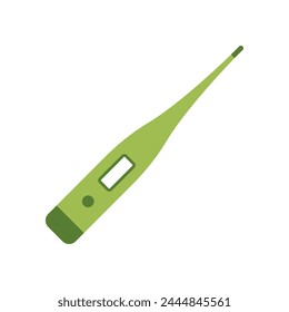 Termómetro médico Electrónica para medir la temperatura de la Ilustración vectorial del paciente