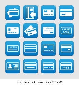 Electronic money icons