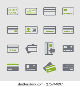 Electronic money icons