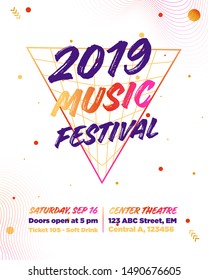 Electronic Music Covers for Summer Night Party or Club Party Flyer. Colorful Waves Gradient Background. Template for DJ Poster, Web Banner, Pop-Up.
