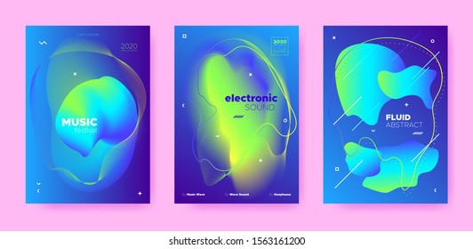Electronic Music. Dj Party. Neon Futuristic Brochure. Modern 3d Flow Design. Electronic Sound. Dj Flyer. Blue 3d Fluid Design. Neon Futuristic Pattern. Vibrant Abstract Waves. Electronic Festival.