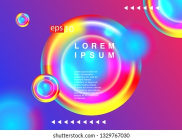 Electronic music fest summer wave poster. Club party flyer. Abstract gradients waves music background