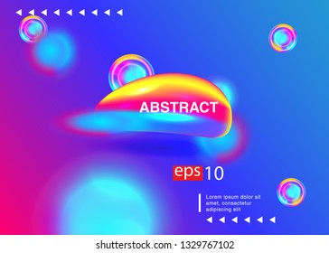 Electronic music fest summer wave poster. Club party flyer. Abstract gradients waves music background