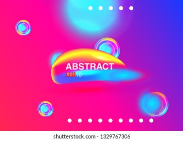 Electronic music fest summer wave poster. Club party flyer. Abstract gradients waves music background