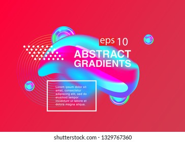 Electronic music fest summer wave poster. Club party flyer. Abstract gradients waves music background