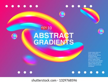 Electronic music fest summer wave poster. Club party flyer. Abstract gradients waves music background