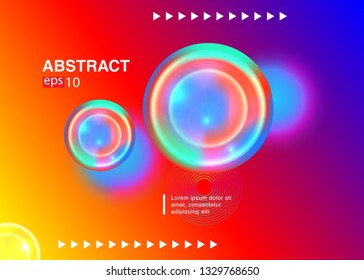 Electronic music fest summer wave poster. Club party flyer. Abstract gradients waves music background