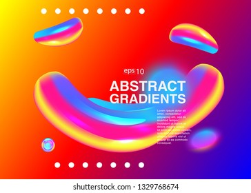 Electronic music fest summer wave poster. Club party flyer. Abstract gradients waves music background