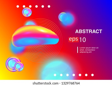 Electronic music fest summer wave poster. Club party flyer. Abstract gradients waves music background