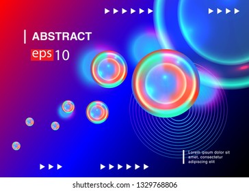 Electronic music fest summer wave poster. Club party flyer. Abstract gradients waves music background