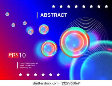 Electronic music fest summer wave poster. Club party flyer. Abstract gradients waves music background