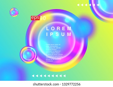 Electronic music fest summer wave poster. Club party flyer. Abstract gradients waves music background