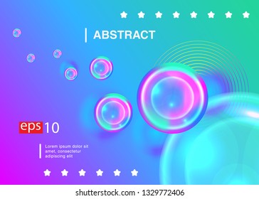 Electronic music fest summer wave poster. Club party flyer. Abstract gradients waves music background