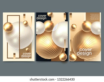 Electronic music festival ads poster. Modern club foam party invitation. Vector disco illustration with 3d abstract spheres