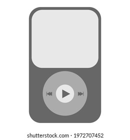 Electronic music player with elegant appearance