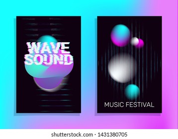 Electronic Music Poster. Fluid Cover Fest Flyer. Club Party Template. Music Fest Poster. Techno Electronic Banner. Night Sound House Event. Fluid Minimal Vector. Futuristic Concept Cover Promotion.