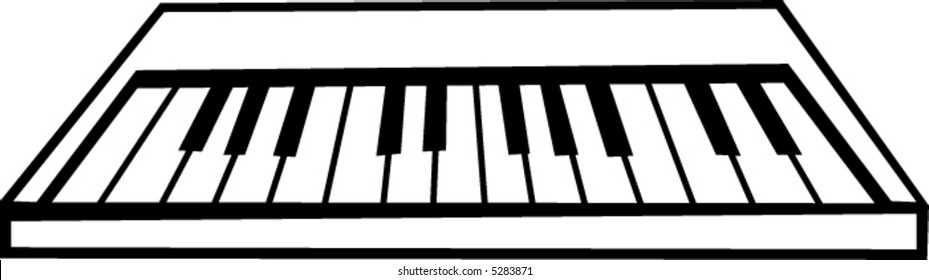 electronic musical keyboard