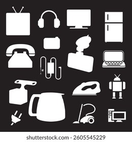 Electronic New Eletric Icon Design 