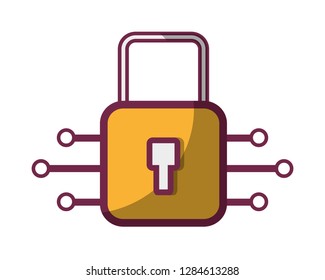 electronic padlock icon