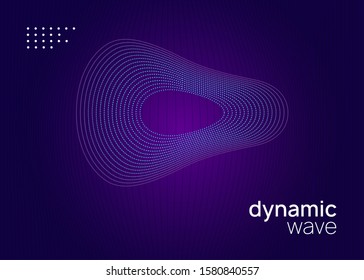 Electronic party. Creative show invitation template. Dynamic fluid shape and line. Neon electronic party flyer. Electro dance music. Techno fest event. Trance sound. Club dj poster.