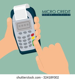 Electronic payment and technology design, vector illustration eps10