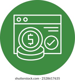 Electronic payment Vector Icon Design Symbol