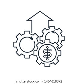 Electronic payments. Vector illustration on white background.