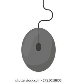 Electronic peripheral icon. Professional technological Vector. Sophisticated scroll mechanism. Indispensable computing accessory. EPS 10.