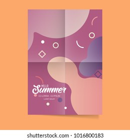 electronic remix music party poster