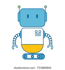electronic robot with wheels