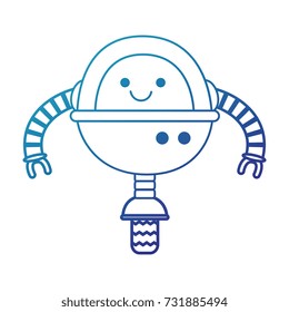 electronic robot with wheels