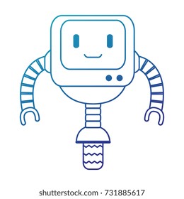 electronic robot with wheels