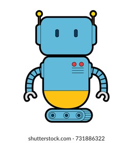 electronic robot with wheels